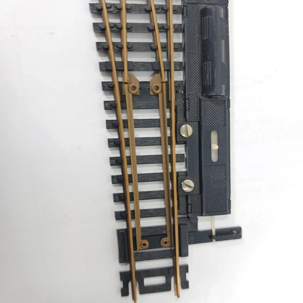 Set 2 Atlas HO Scale Snap-Switch Left Hand Remote Control Turnout Brass Rail USA